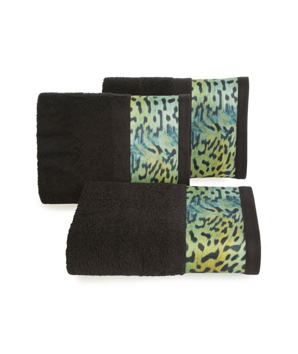 Ręcznik bawełna Laila 70x140 czarny