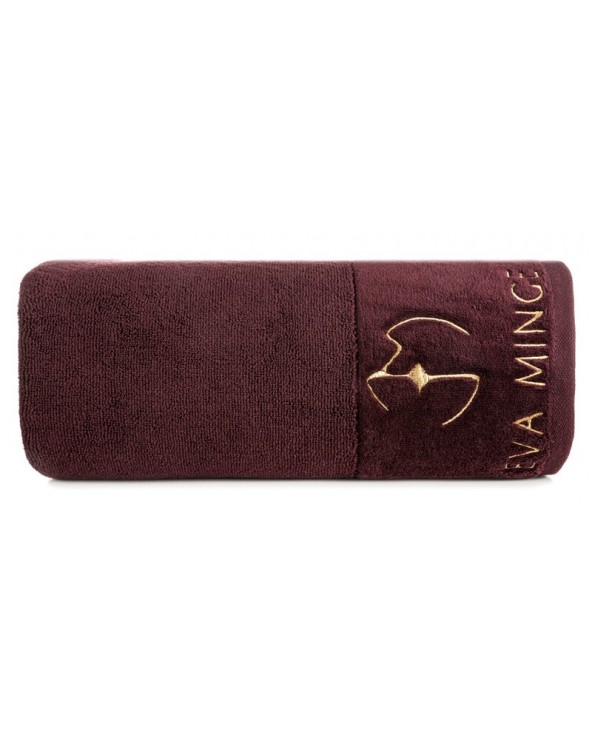 Ręcznik bawełna 70x140 Gaja bordowy Eurofirany 