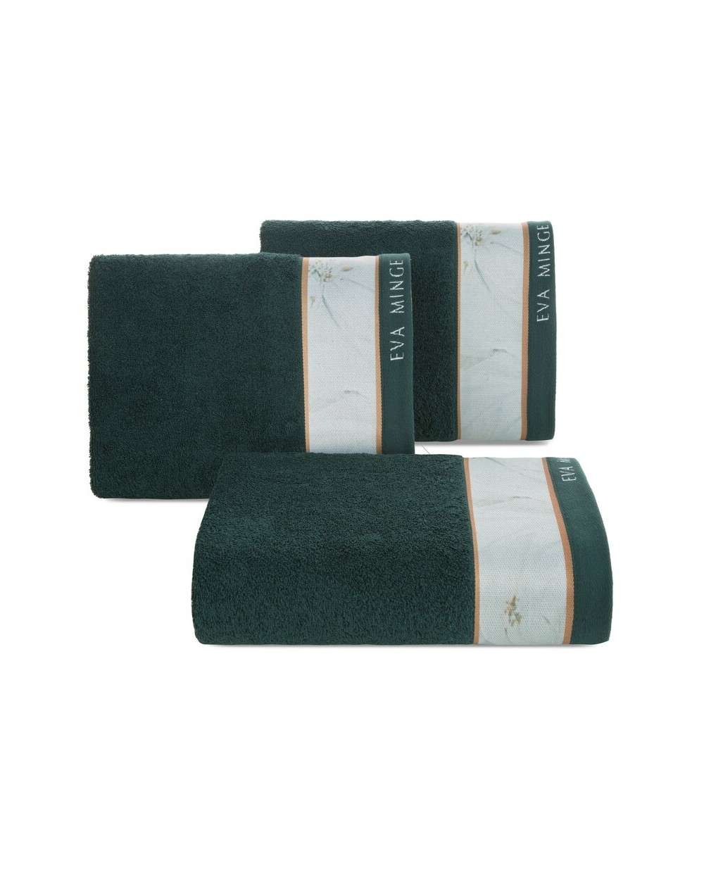 Ręcznik bawełna 70x140 Eva5 ciemnozielony Eurofirany 