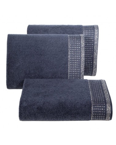 Ręcznik bawełna 50x90 Luna granatowy Eurofirany 