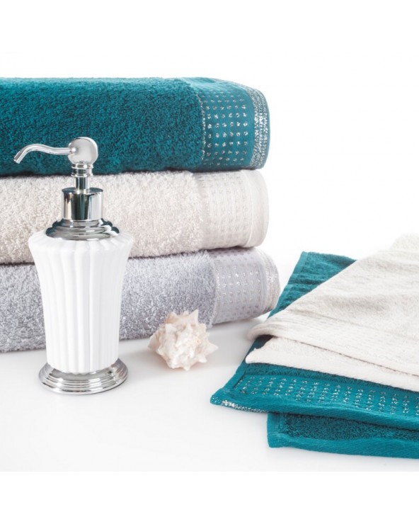 Ręcznik bawełna 50x90 Luna granatowy Eurofirany 