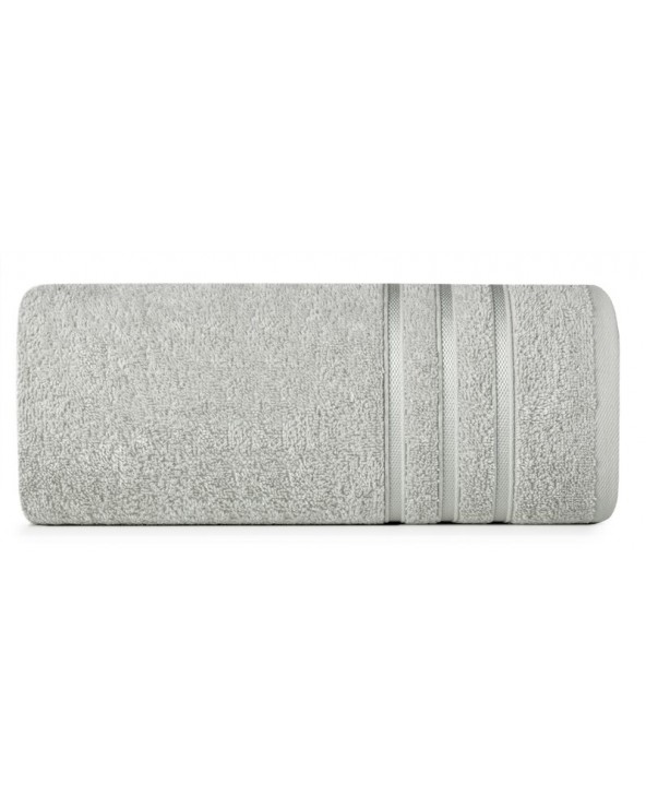 Ręcznik bawełna 50x90 + 70x140 kpl 2 szt Loca srebrny Eurofirany Ręcznik bawełna 50x90 + 70x140 kpl 2 szt Loca srebrny Eurofirany