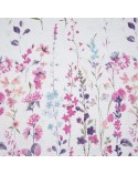 Narzuta mikrofibra 170x210 Flower biała/różowa Eurofirany
