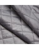 Narzuta velvet 70x160 Luiz 5 srebrna Eurofirany  