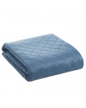 Narzuta velvet 70x160 Luiz 5 niebieska Eurofirany  