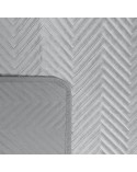 Narzuta velvet Sofia 70x160 srebrna Eurofirany  