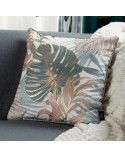 Poszewka velvet 45x45 Korfu pudrowa/złota Eurofirany 