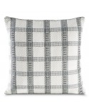 Poszewka płócienna 45x45 Boho 25 kremowa/srebrna Eurofirany 