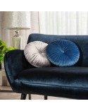 Poduszka okrągła Velvet 68 czarna Eurofirany 