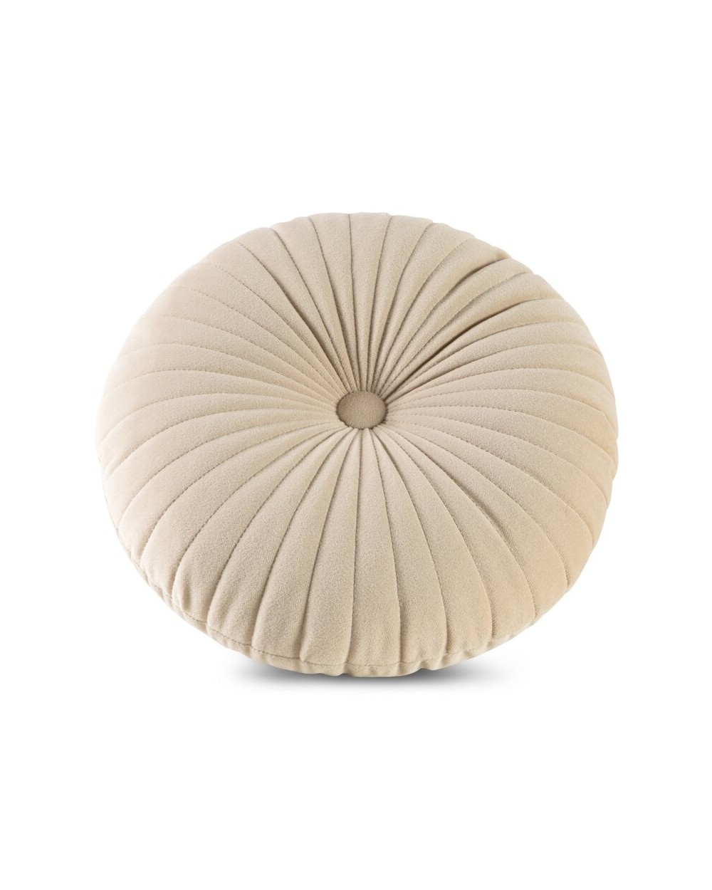 Poduszka okrągła Velvet 68 beżowa Eurofirany 