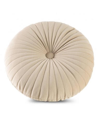 Poduszka okrągła Velvet 68 beżowa Eurofirany 