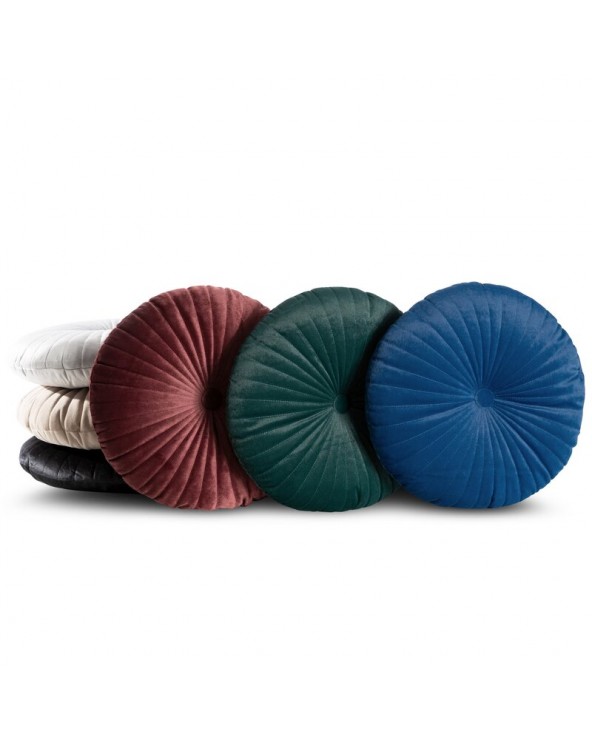 Poduszka okrągła Velvet 68 beżowa Eurofirany 