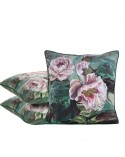 Poszewka velvet 45x45 Palmera zielona Eurofirany