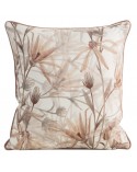 Poszewka velvet 45x45 Inez 1 biała/beżowa Eurofirany 