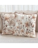 Poszewka velvet 45x45 Inez 2 biała/beżowa Eurofirany 