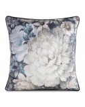Poszewka velvet 45x45 Lucia kremowa/niebieska Eurofirany 