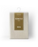 Serwetka 30x40 Lana kpl 4 szt beżowa/srebrna Eurofirany