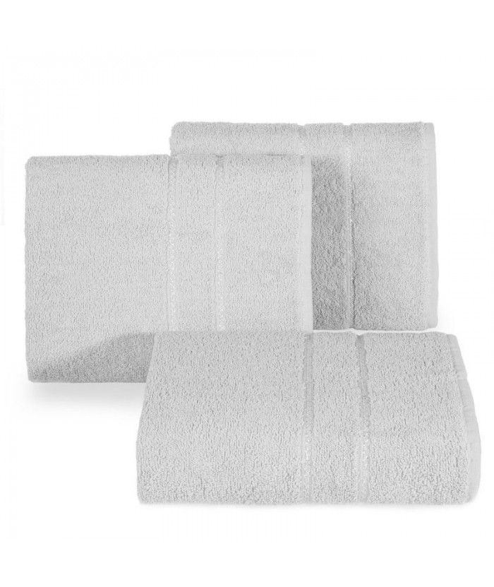 Ręcznik bawełna Mel 70x140 srebrny Eurofirany Ręcznik bawełna Mel 70x140 srebrny