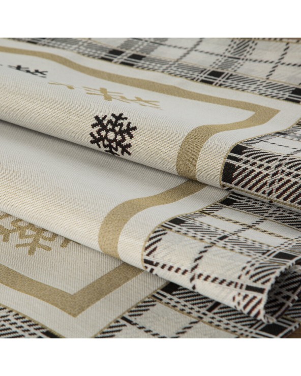 Obrus 140x200 Cho Angel beżowy Eurofirany 