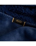 Koc sherpa baranek 70x160 Tedy granatowy Eurofirany 