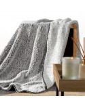 Koc sherpa baranek 70x160 Koala czarny/biały  Eurofirany 