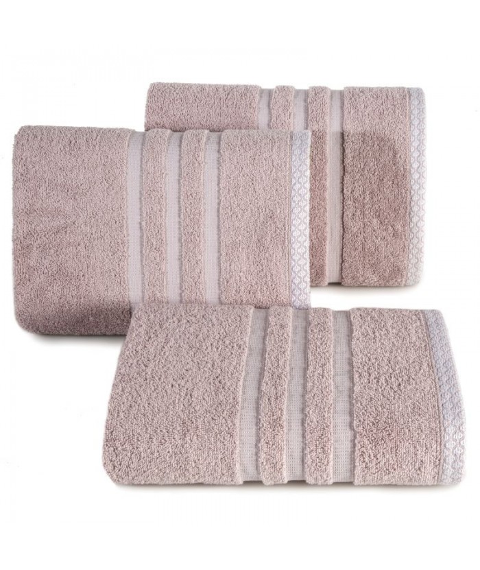 Ręcznik bawełna Alan 70x140 pudrowy Eurofirany Ręcznik bawełna Alan 70x140 pudrowy
