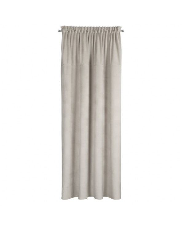 Zasłona velvet 140x300 Milo beżowa Eurofirany 