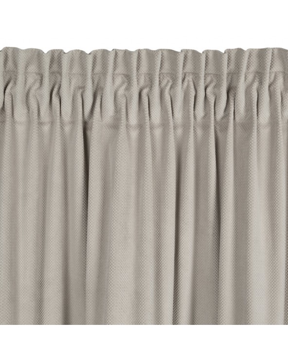 Zasłona velvet 140x300 Milo beżowa Eurofirany 