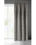 Zasłona velvet 140x300 Milo popielata Eurofirany 