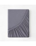 Prześcieradło wysokie bawełna jersey 180x200x30 z gumką stalowe Eurofirany