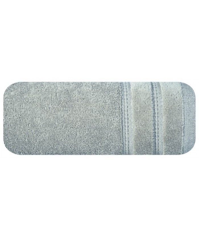 Ręcznik bawełna Glory 70x140 srebrny Eurofirany Ręcznik bawełna Glory 70x140 srebrny