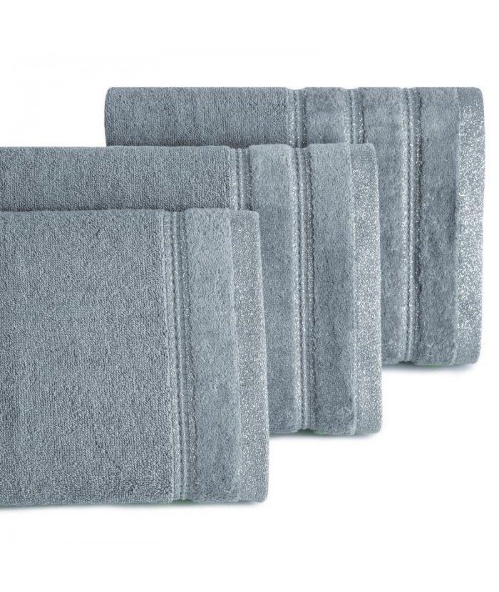 Ręcznik bawełna Glory 70x140 stalowy Eurofirany Ręcznik bawełna Glory 70x140 stalowy