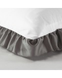 Pościel polycotton 160x200 + 2x70x80 Eliza biała/stalowa Eurofirany