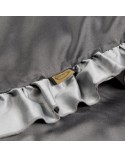 Pościel polycotton 160x200 + 2x70x80 Eliza stalowa/srebrna Eurofirany