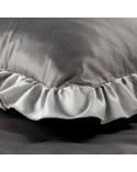 Pościel polycotton 160x200 + 2x70x80 Eliza stalowa/srebrna Eurofirany