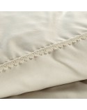 Pościel polycotton 160x200 + 2x70x80 Linda kremowa Eurofirany