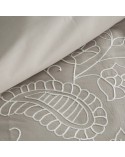 Pościel bawełna 200x220 + 2x70x80 Haft 10B beżowa Eurofirany 