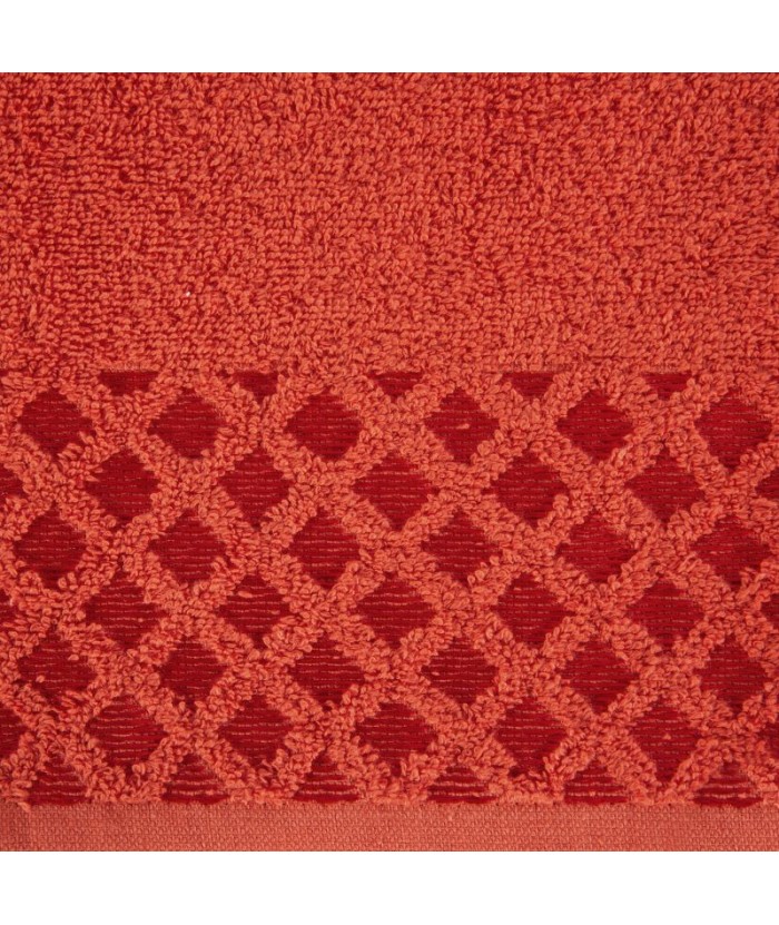 Ręcznik bawełna Nela 70x140 ceglany