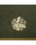 Ręcznik bawełna 70x140 Palms oliwkowy Eurofirany 
