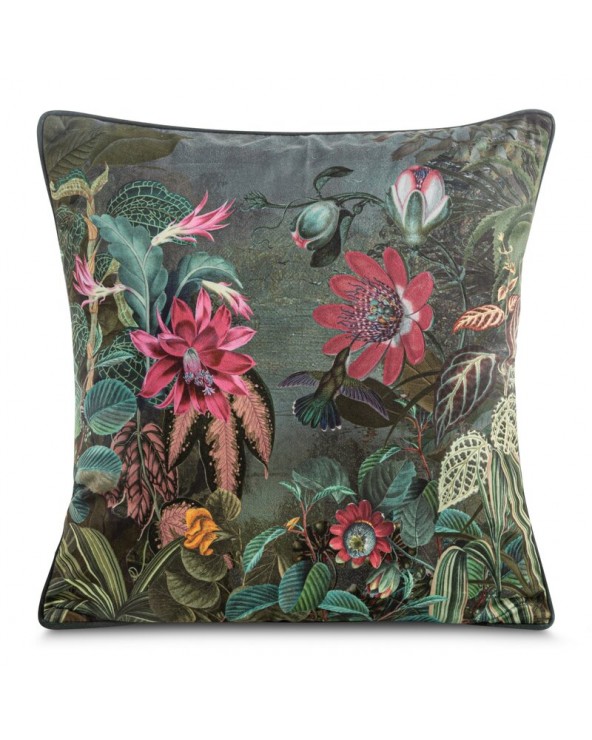 Poszewka velvet 45x45 Aline zielona/różowa Eurofirany Poszewka velvet 45x45 Aline zielona/różowa Eurofirany