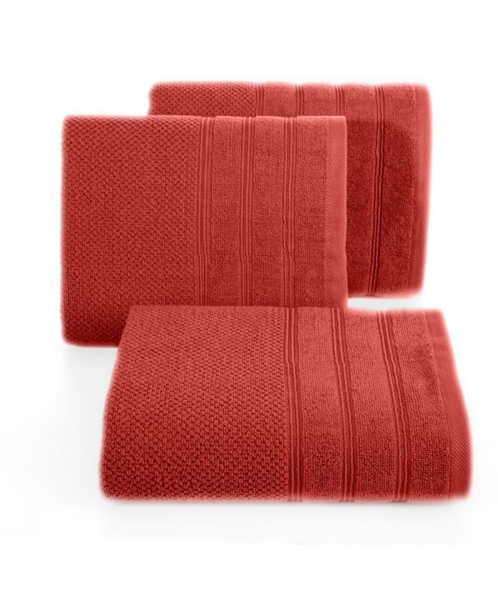 Ręcznik bawełna Pop 70x140 ceglany