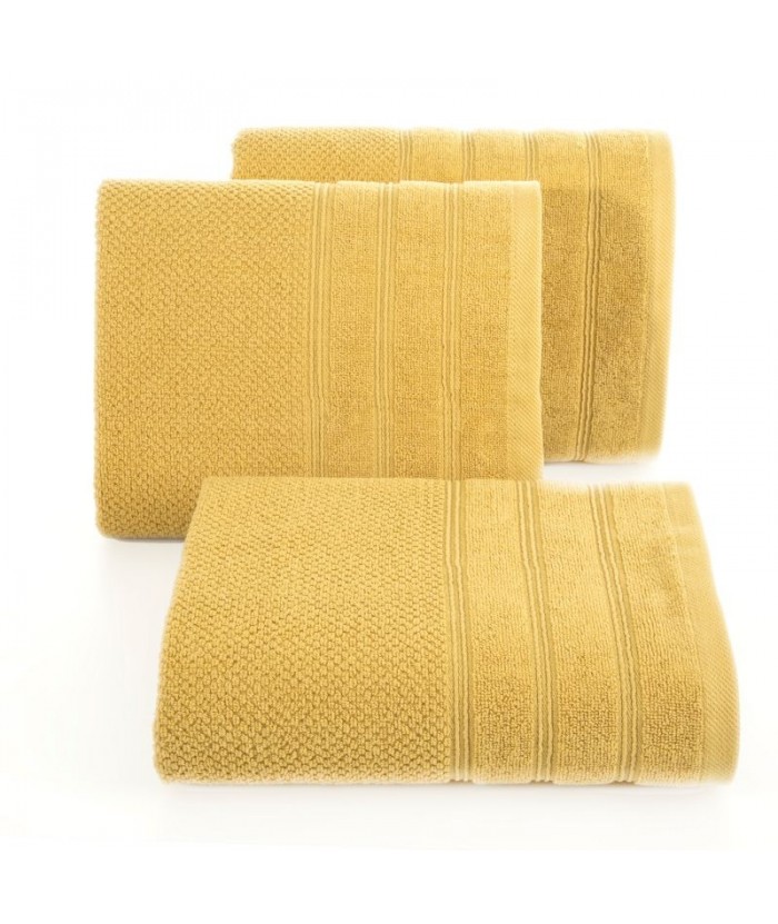 Ręcznik bawełna Pop 70x140 musztardowy