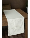 Bieżnik velvet 35x140 Blink 13 biały Eurofirany