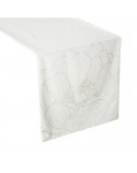 Bieżnik velvet 35x140 Blink 13 biały Eurofirany