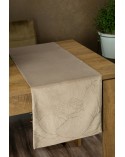 Bieżnik velvet 35x140 Blink 13 beżowy Eurofirany