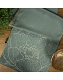 Bieżnik velvet 35x220 Blink 13 ciemnomiętowy Eurofirany