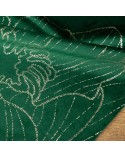 Bieżnik velvet 35x220 Blink 13 ciemnozielony Eurofirany