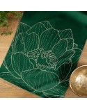 Bieżnik velvet 35x220 Blink 13 ciemnozielony Eurofirany