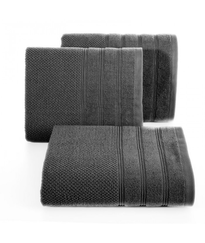 Ręcznik bawełna Pop 70x140 stalowy Eurofirany Ręcznik bawełna Pop 70x140 stalowy