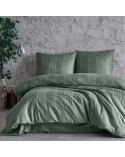 Pościel satyna bawełniana 140x200 + 1x70x80 Capital Green Exclusive Darymex